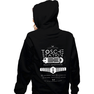 Shirts Zippered Hoodies, Unisex / Small / Black Tosche Station