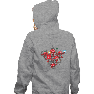 Shirts Zippered Hoodies, Unisex / Small / Sports Grey Adventure Party