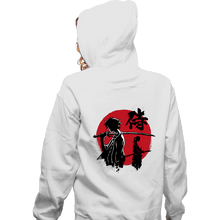 Load image into Gallery viewer, Daily_Deal_Shirts Zippered Hoodies, Unisex / Small / White Mugen And Jin Sumi-e
