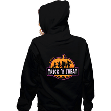 Load image into Gallery viewer, Secret_Shirts Zippered Hoodies, Unisex / Small / Black Trick &#39;R Treat
