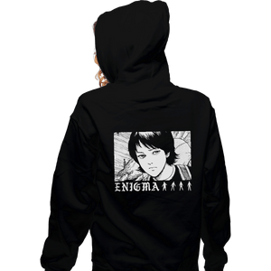 Shirts Zippered Hoodies, Unisex / Small / Black Enigma