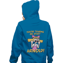 Load image into Gallery viewer, Shirts Zippered Hoodies, Unisex / Small / Royal Blue The Disaster Lover
