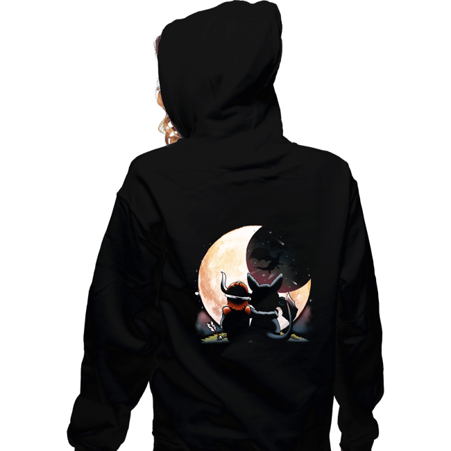 Daily_Deal_Shirts Zippered Hoodies, Unisex / Small / Black Viking Night