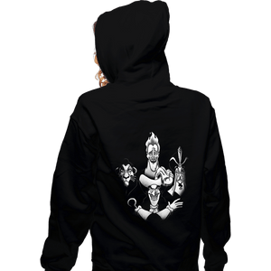 Daily_Deal_Shirts Zippered Hoodies, Unisex / Small / Black Villainous Rhapsody!