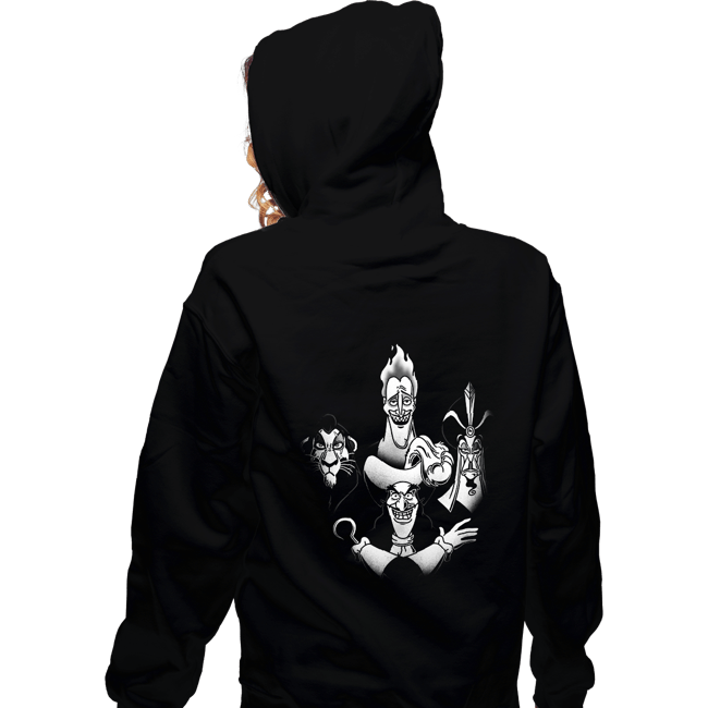 Daily_Deal_Shirts Zippered Hoodies, Unisex / Small / Black Villainous Rhapsody!