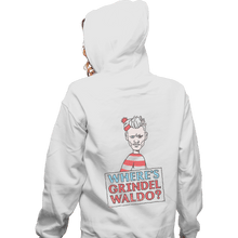 Load image into Gallery viewer, Shirts Zippered Hoodies, Unisex / Small / White Where&#39;s Grindelwaldo
