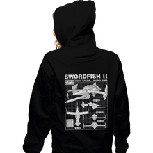 Load image into Gallery viewer, Shirts Zippered Hoodies, Unisex / Small / Black Swordfish II Deal
