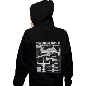 Shirts Zippered Hoodies, Unisex / Small / Black Swordfish II Deal