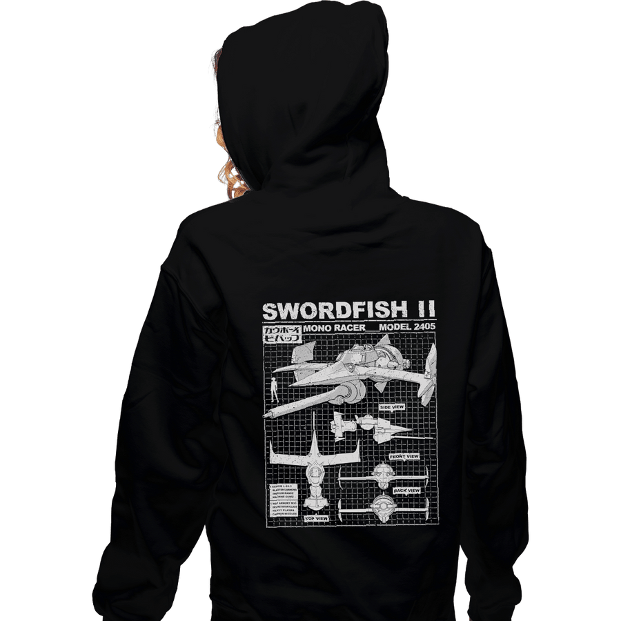 Shirts Zippered Hoodies, Unisex / Small / Black Swordfish II Deal