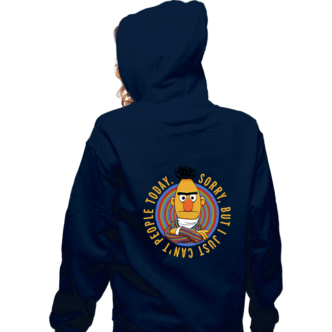 Shirts Zippered Hoodies, Unisex / Small / Navy I Can't People Today