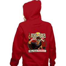 Load image into Gallery viewer, Secret_Shirts Zippered Hoodies, Unisex / Small / Red Kali Bar
