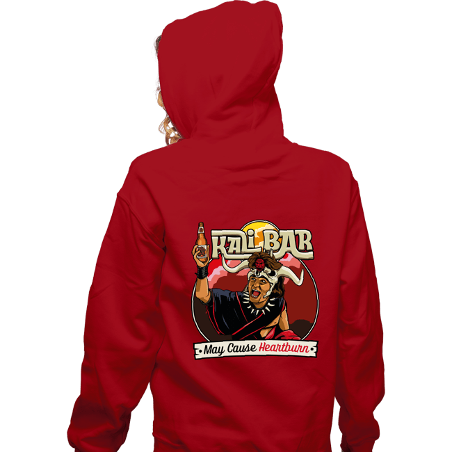 Secret_Shirts Zippered Hoodies, Unisex / Small / Red Kali Bar