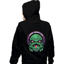 Load image into Gallery viewer, Daily_Deal_Shirts Zippered Hoodies, Unisex / Small / Black So Lonely
