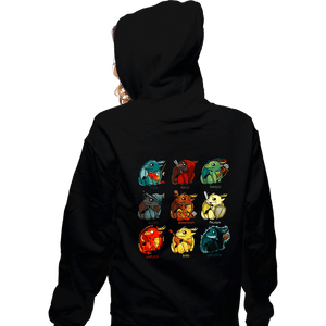 Shirts Zippered Hoodies, Unisex / Small / Black Dragon Roles