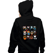 Load image into Gallery viewer, Daily_Deal_Shirts Zippered Hoodies, Unisex / Small / Black Horror Puppies
