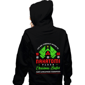 Daily_Deal_Shirts Zippered Hoodies, Unisex / Small / Black Plaza Invite