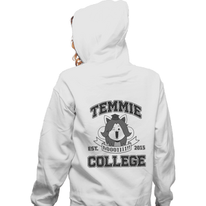 Shirts Pullover Hoodies, Unisex / Small / White Temmie College