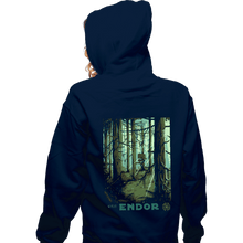 Load image into Gallery viewer, Shirts Zippered Hoodies, Unisex / Small / Navy Visit Endor

