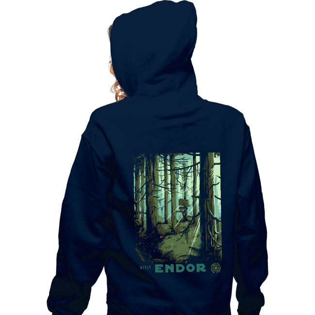 Shirts Zippered Hoodies, Unisex / Small / Navy Visit Endor