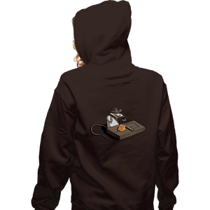 Shirts Zippered Hoodies, Unisex / Small / Dark Chocolate Indiana Mouse