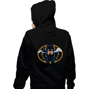 Daily_Deal_Shirts Zippered Hoodies, Unisex / Small / Black Bats