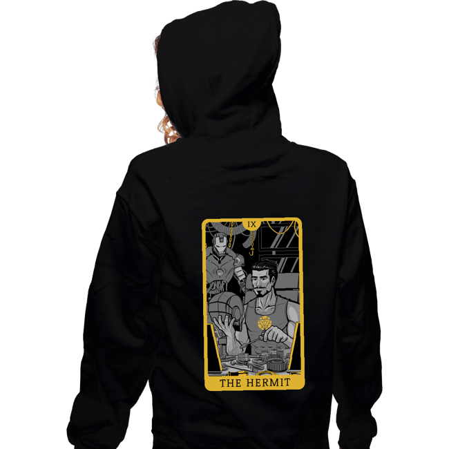 Secret_Shirts Zippered Hoodies, Unisex / Small / Black The Iron Hermit