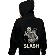 Load image into Gallery viewer, Daily_Deal_Shirts Zippered Hoodies, Unisex / Small / Black Johnny Slash

