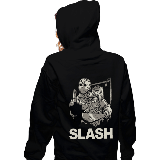 Daily_Deal_Shirts Zippered Hoodies, Unisex / Small / Black Johnny Slash