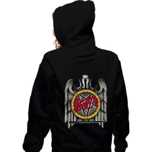 Load image into Gallery viewer, Daily_Deal_Shirts Zippered Hoodies, Unisex / Small / Black Hunters Of Death
