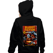 Load image into Gallery viewer, Daily_Deal_Shirts Zippered Hoodies, Unisex / Small / Black Bloody Fiction
