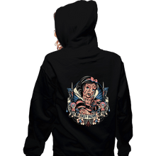 Load image into Gallery viewer, Daily_Deal_Shirts Zippered Hoodies, Unisex / Small / Black Snow White Krueger
