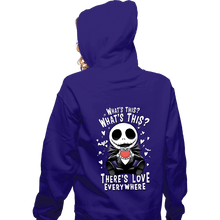 Load image into Gallery viewer, Daily_Deal_Shirts Zippered Hoodies, Unisex / Small / Violet There&#39;s Love In The Air

