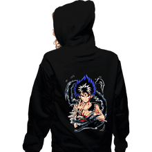 Load image into Gallery viewer, Secret_Shirts Zippered Hoodies, Unisex / Small / Black Shadow Dragon

