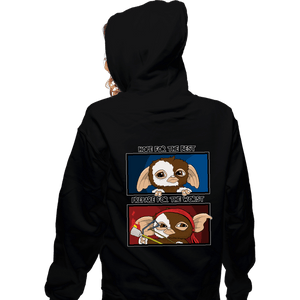 Secret_Shirts Zippered Hoodies, Unisex / Small / Black Gizmo Prepared