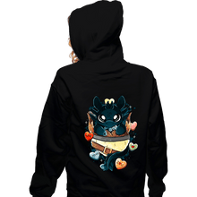 Load image into Gallery viewer, Daily_Deal_Shirts Zippered Hoodies, Unisex / Small / Black Dragon Valentine
