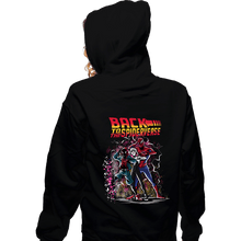 Load image into Gallery viewer, Secret_Shirts Zippered Hoodies, Unisex / Small / Black Back To The Spiderverse
