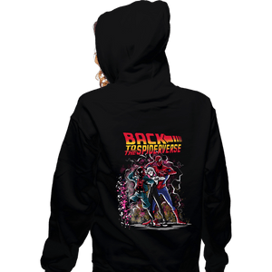 Secret_Shirts Zippered Hoodies, Unisex / Small / Black Back To The Spiderverse