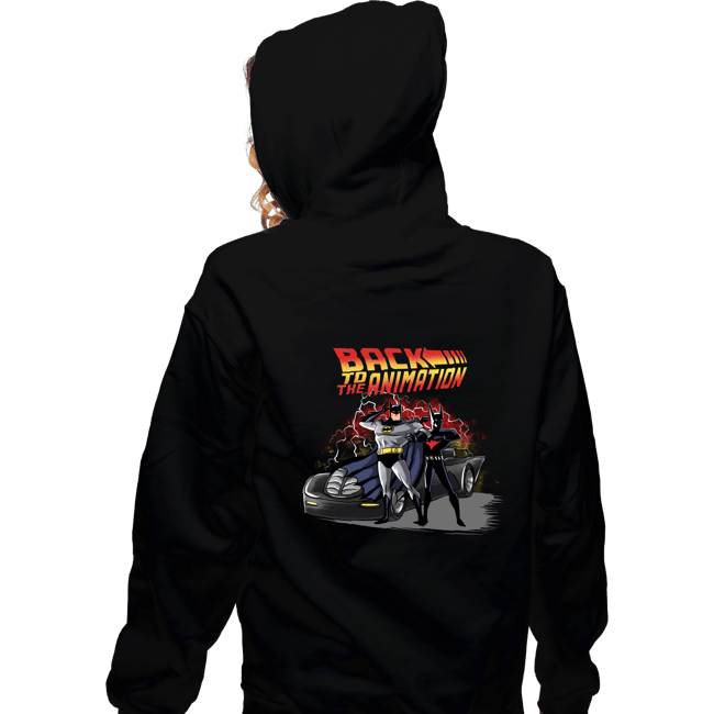 Daily_Deal_Shirts Zippered Hoodies, Unisex / Small / Black Back To The Animation