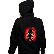 Load image into Gallery viewer, Daily_Deal_Shirts Zippered Hoodies, Unisex / Small / Black Deer Demon
