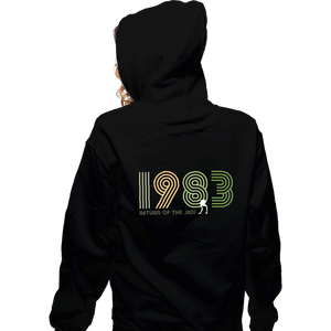 Shirts Zippered Hoodies, Unisex / Small / Black 1983 Return Of The Jedi