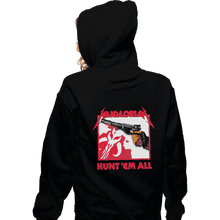 Load image into Gallery viewer, Shirts Pullover Hoodies, Unisex / Small / Black Hunt Em All
