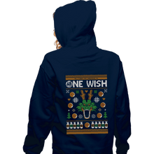 Load image into Gallery viewer, Shirts Zippered Hoodies, Unisex / Small / Navy A Very Shenron Christmas
