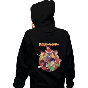 Shirts Zippered Hoodies, Unisex / Small / Black Animerenja