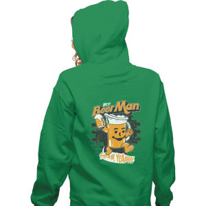 Shirts Pullover Hoodies, Unisex / Small / Irish Green Hey Beer Man
