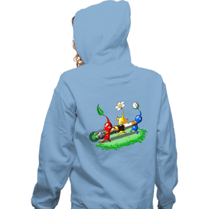 Shirts Zippered Hoodies, Unisex / Small / Royal Blue Pikmin Who