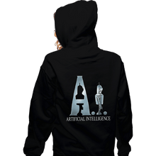 Load image into Gallery viewer, Daily_Deal_Shirts Zippered Hoodies, Unisex / Small / Black Artificial Intelligence
