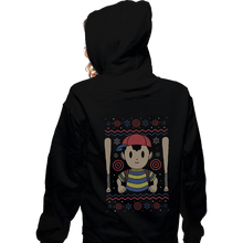 Load image into Gallery viewer, Shirts Zippered Hoodies, Unisex / Small / Black PSI Powers Christmas
