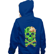 Load image into Gallery viewer, Secret_Shirts Zippered Hoodies, Unisex / Small / Royal Blue SNES Jolly Plumber
