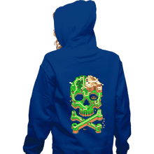 Load image into Gallery viewer, Secret_Shirts Zippered Hoodies, Unisex / Small / Royal Blue SNES Jolly Plumber
