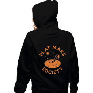 Shirts Pullover Hoodies, Unisex / Small / Black Flat Mars Society